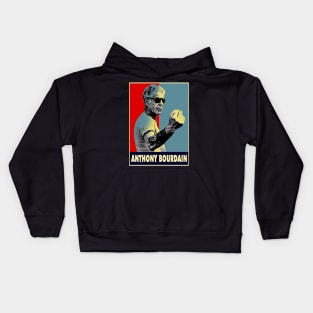 Retro Anthony Bourdain Fist Kids Hoodie